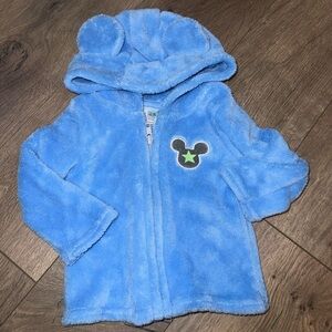 6-9 month Disney Blue Fuzzy Baby Jacket